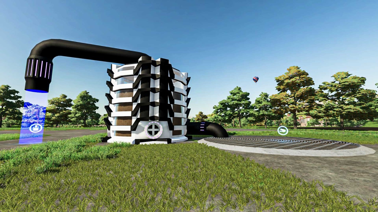 Futuristic Large Silo