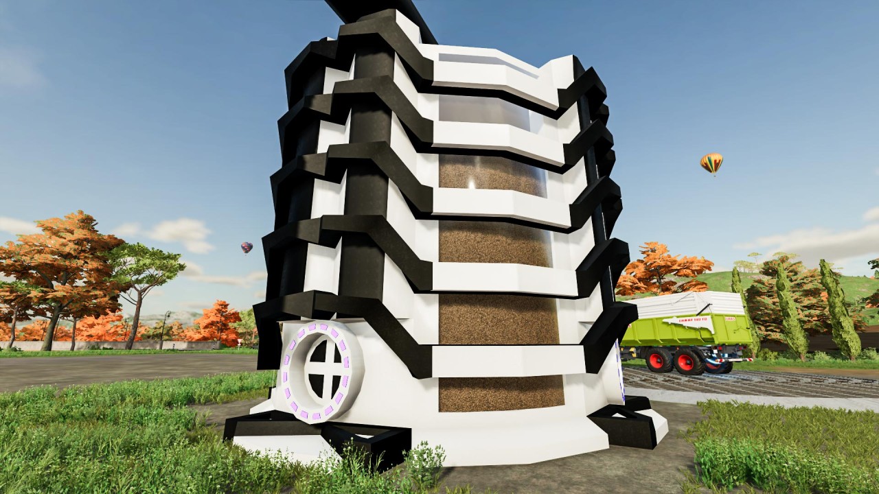 Futuristic Large Silo