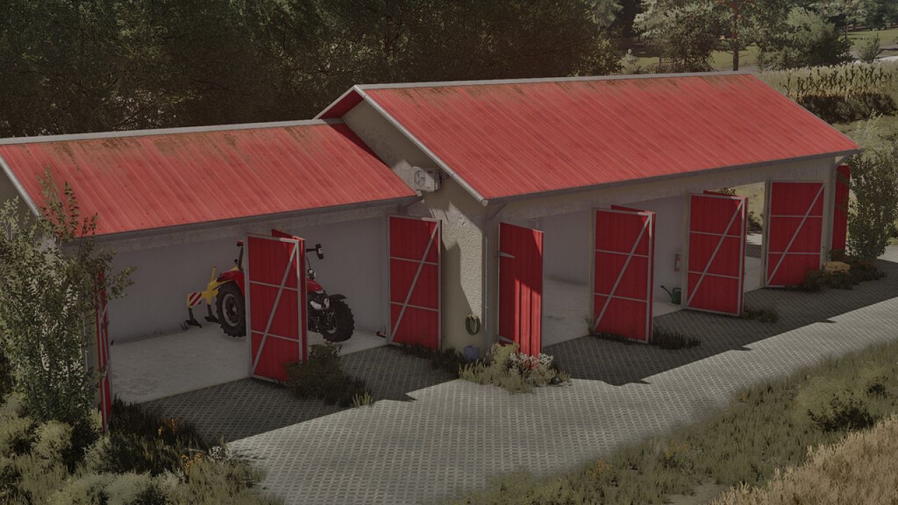 Garage pour machines