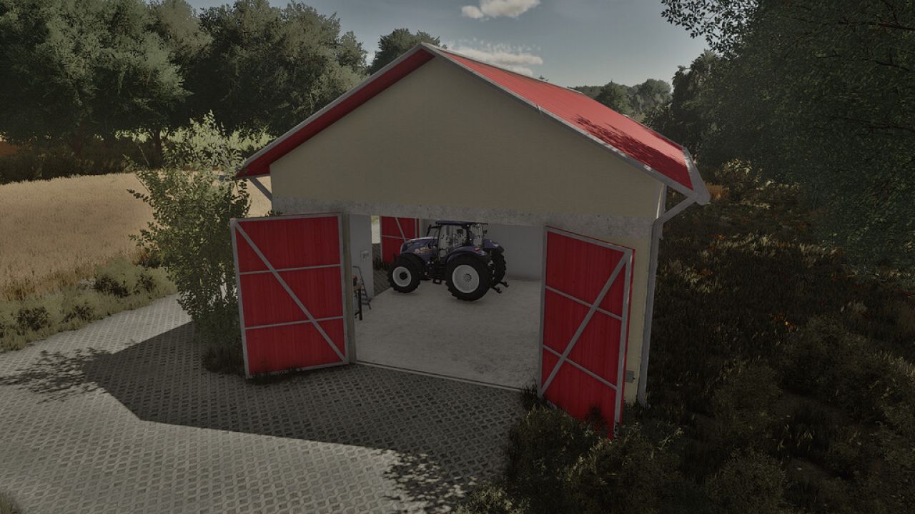 Garage pour machines