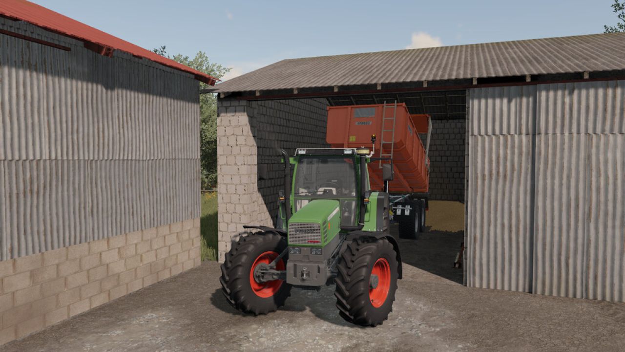 Garage With Chicken Coop