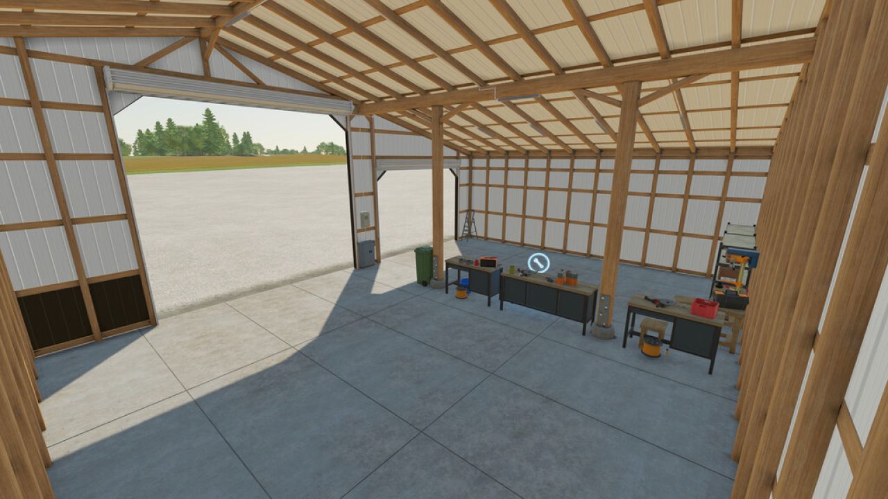 Garaż z opcjonalnym warsztatem