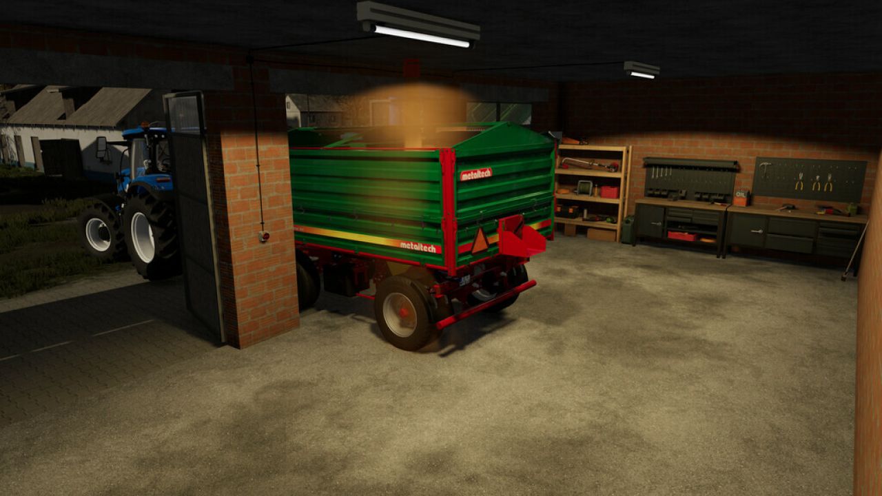 Garage With Silo