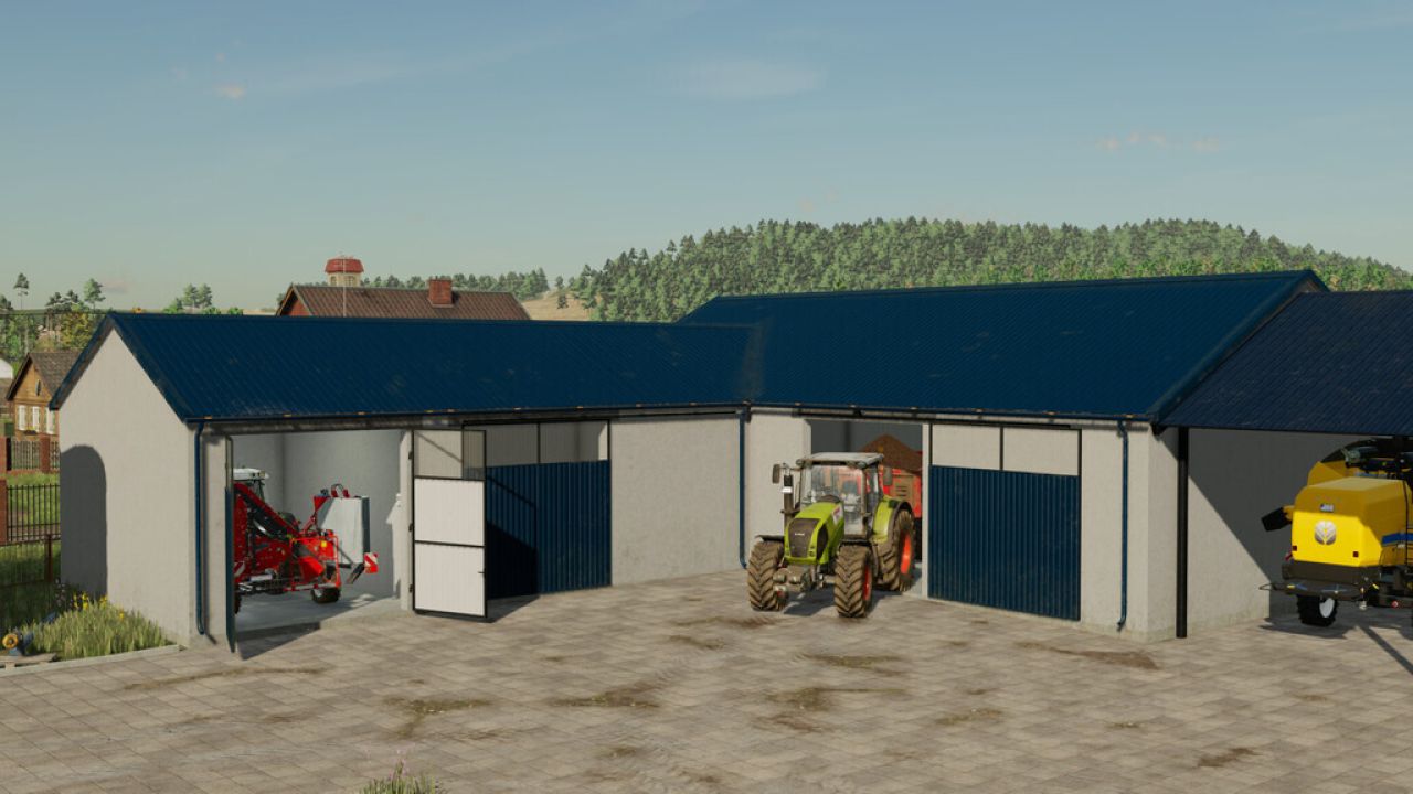 Garage With Storage