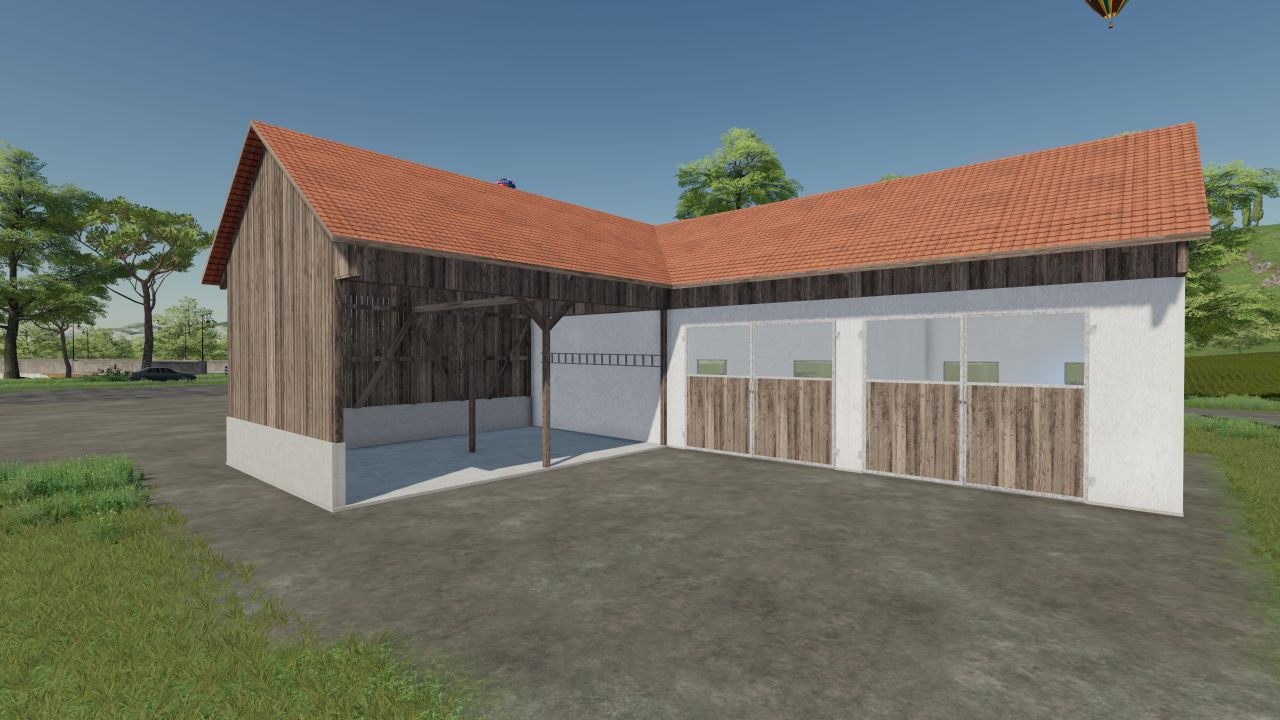 Garage with workshop