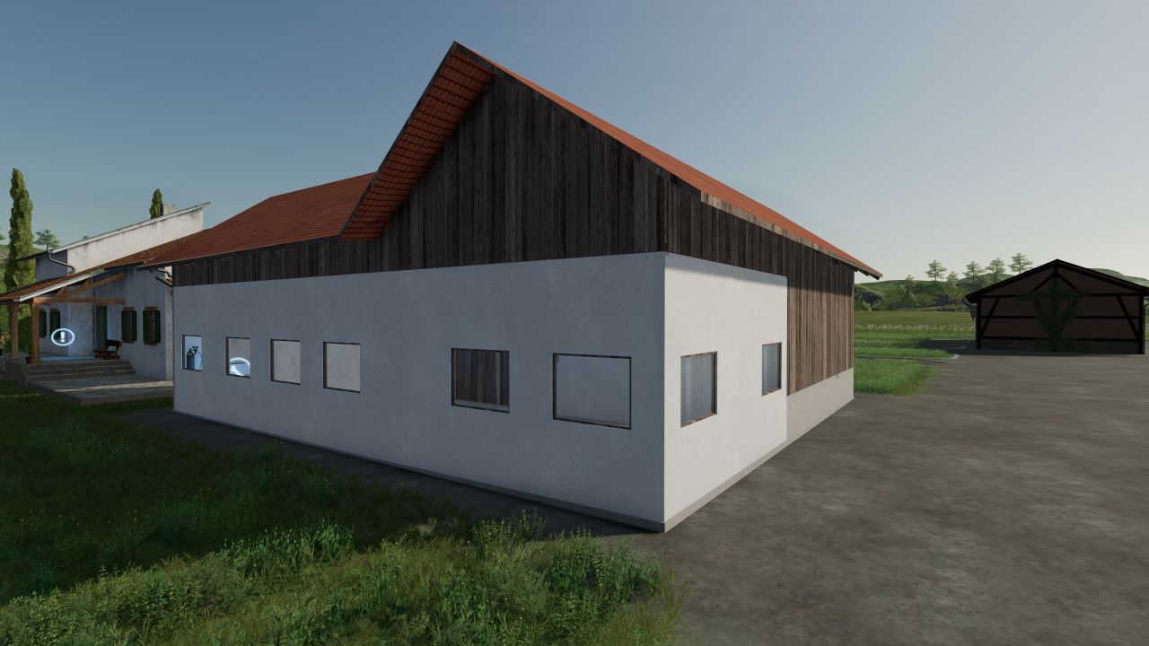 Garage with workshop