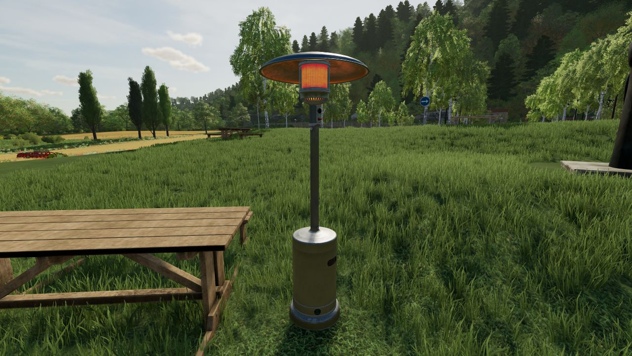 Gas patio heater