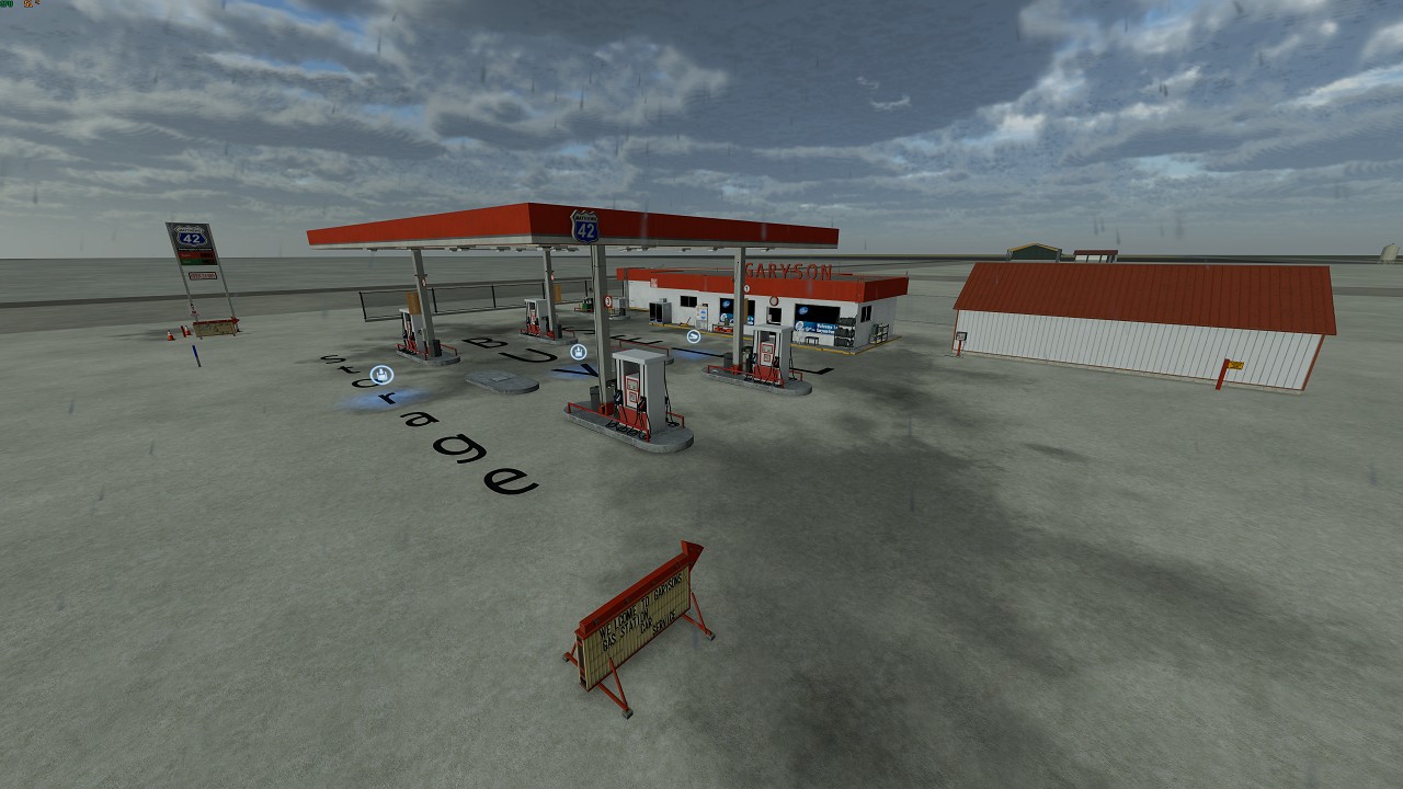 Gas station for sale, purchase and storage