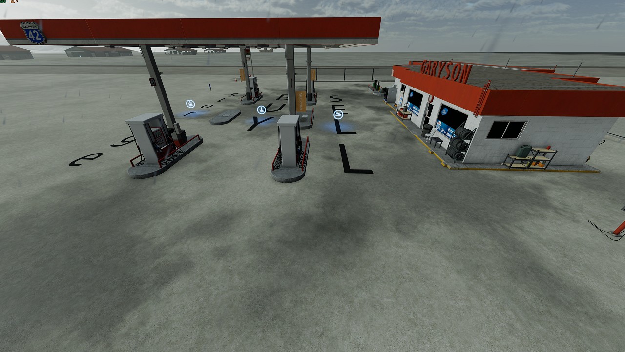 Posto de gasolina para venda, compra e armazenamento
