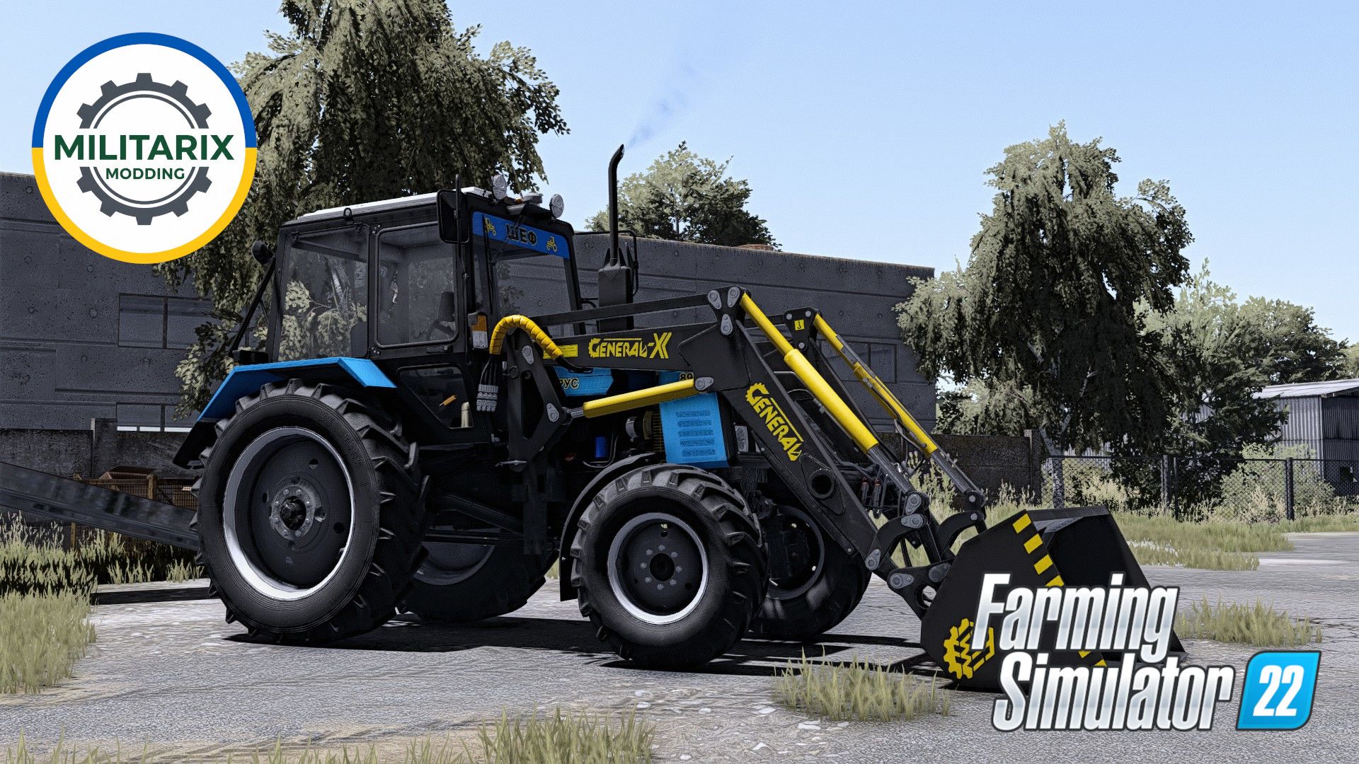 GENERAL-X cargador frontal con cuchara