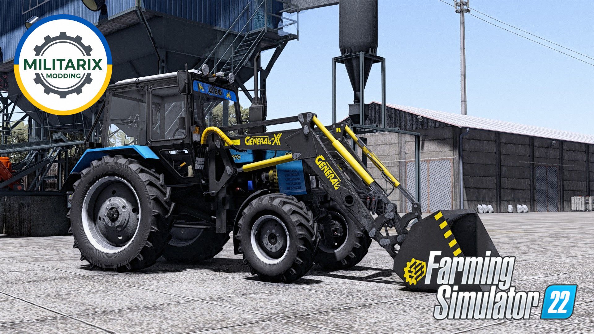 GENERAL-X cargador frontal con cuchara