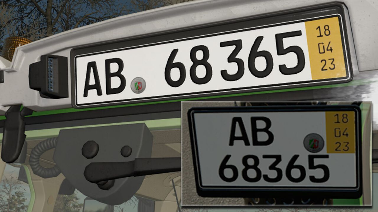 Placa alemã incl. Tempo curto e Temporada (Prefab)