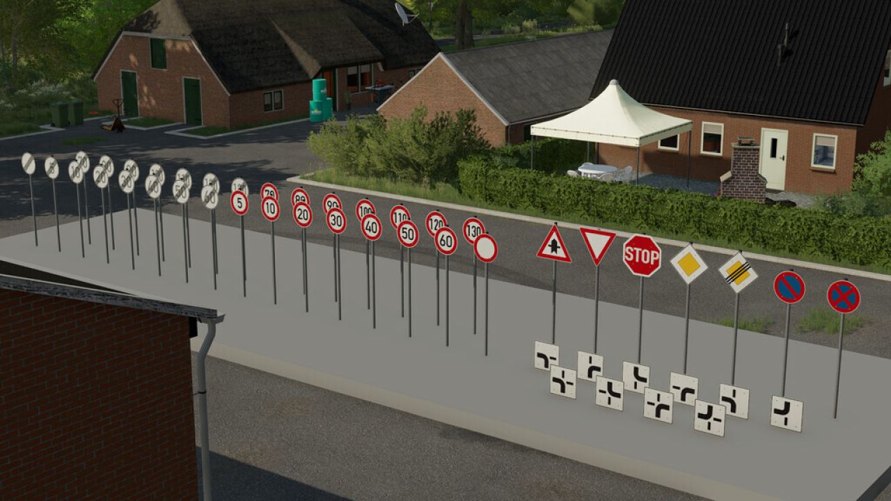 Panneaux de signalisation allemands (Prefab)