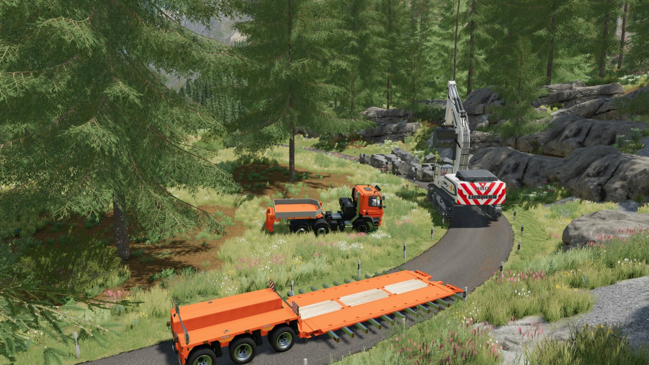 Goldhofer Low Loader com extensões