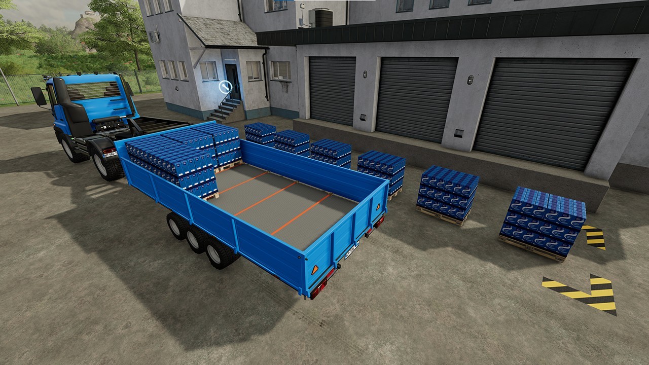 Goose Neck Pallet Trailer Autoload