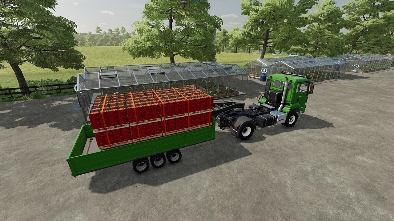 Goose Neck Pallet Trailer Autoload