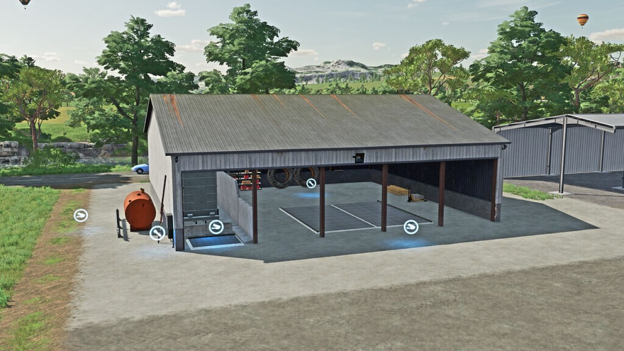 Grain Drying Shed