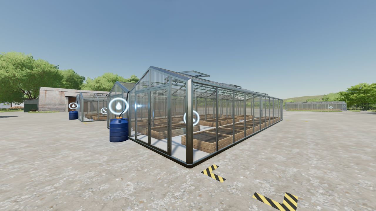 Greenhouse for crops from the Premium DLC