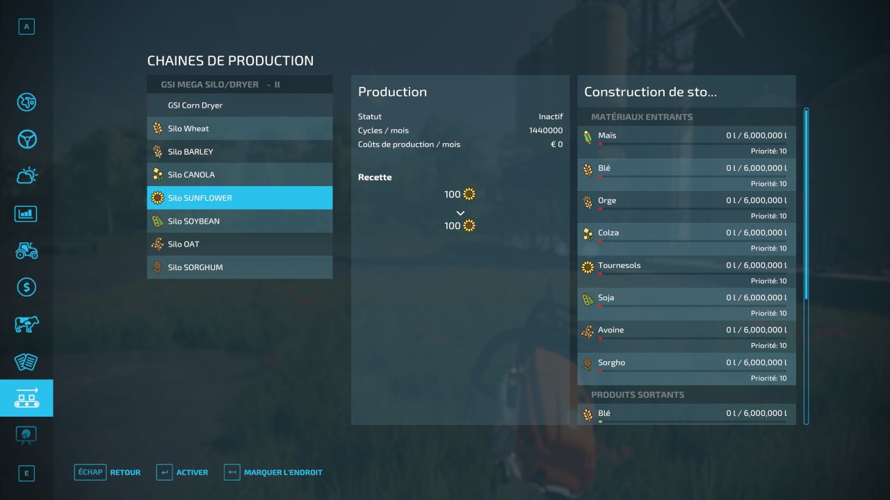 GSI Mega Silo Dry Corn Production