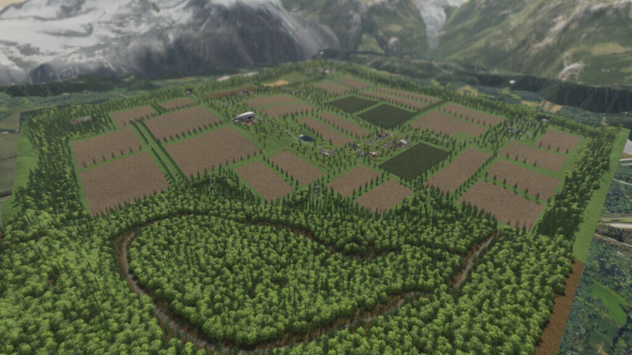 Gumpen Mega Field And Forest Map FS22 KingMods