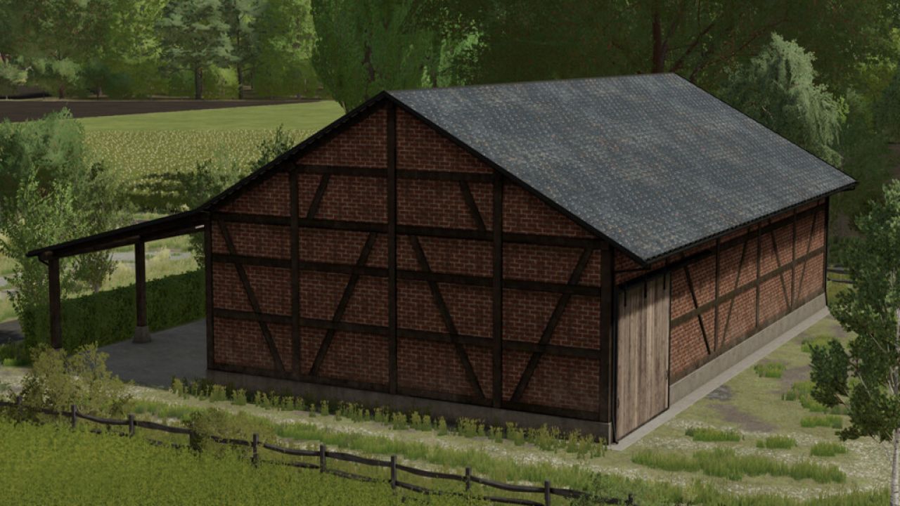 Half-Timbered Barn