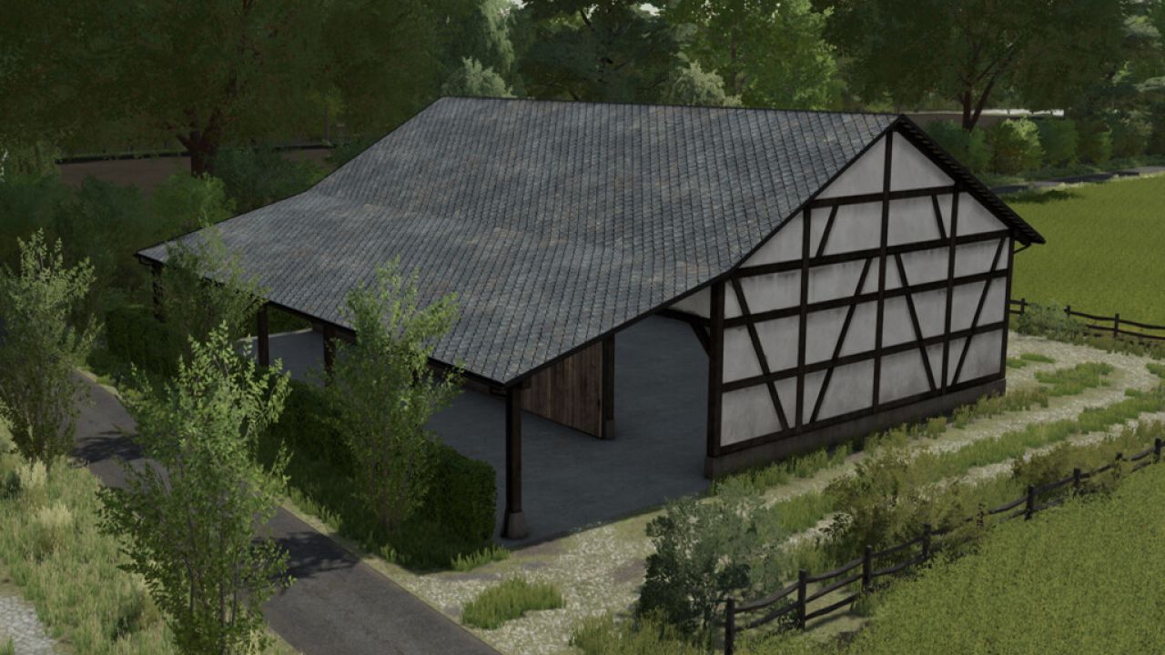 Half-Timbered Barn