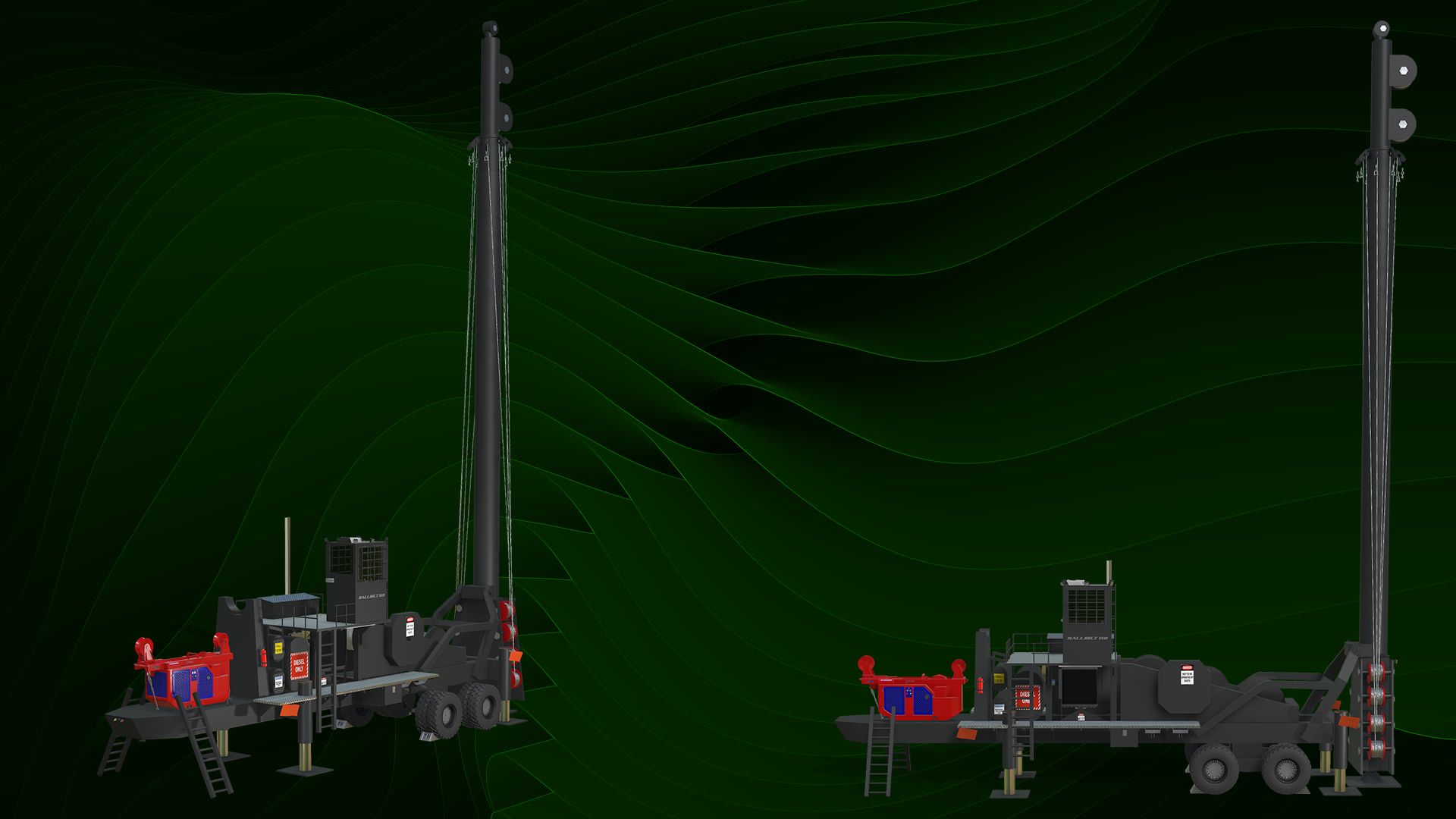 Hallbilt 110 Teleferica forestale a torre
