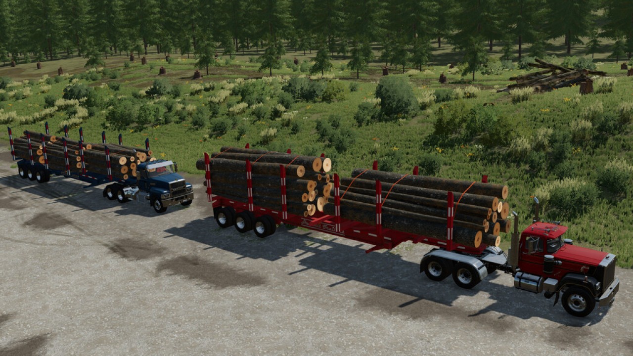 Hallbilt MFG Tri Axle Log Trailer