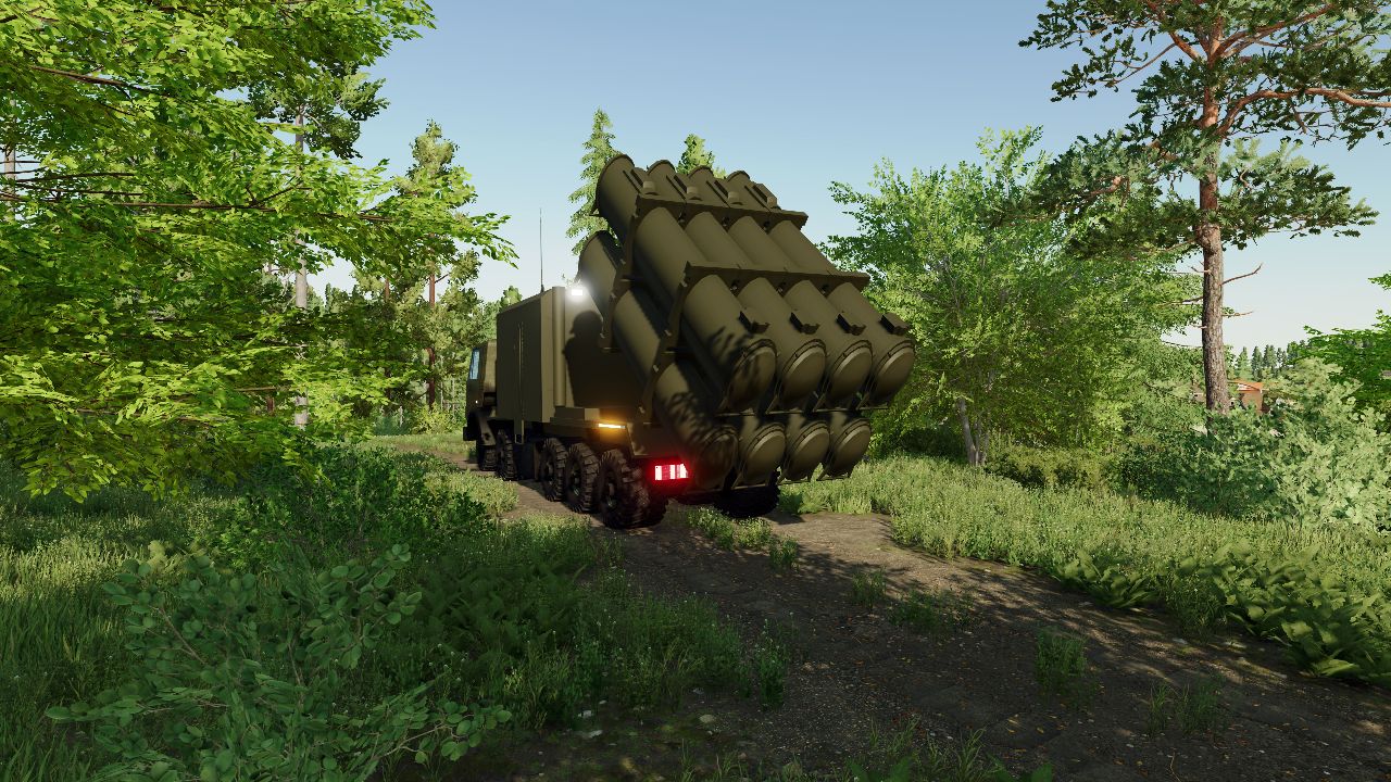 Тяжёлый грузовик Kamaz (ракетная пусковая установка / конфигурация TEL)