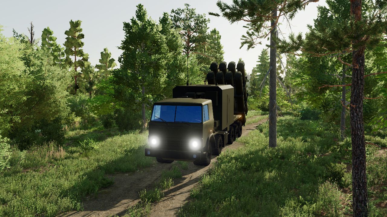 Тяжёлый грузовик Kamaz (ракетная пусковая установка / конфигурация TEL)