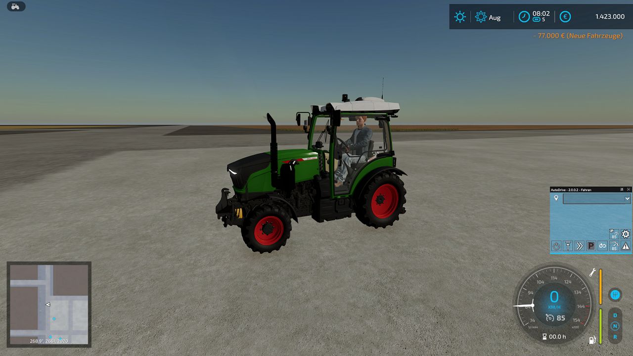 Tractor de alta velocidad Tractor de vía estrecha Fendt