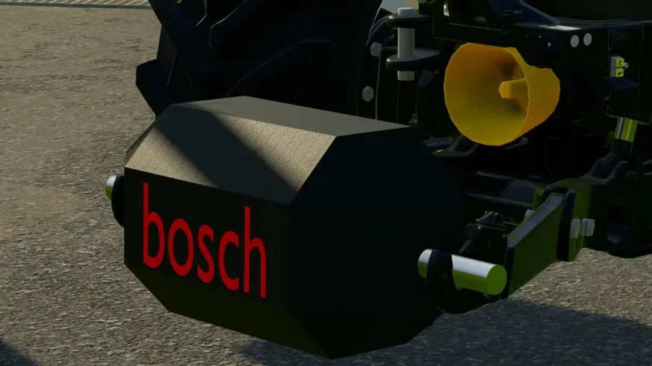 Homemade Bosch weight