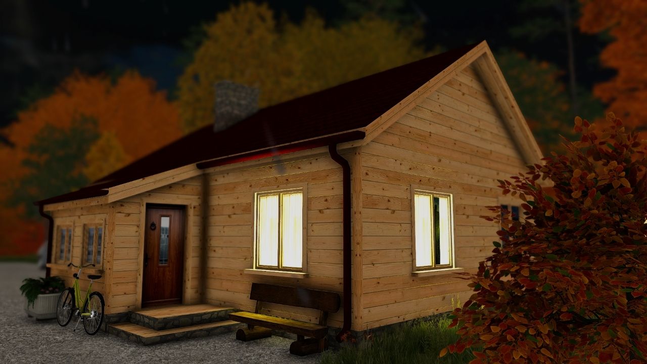 Houses in Polish style