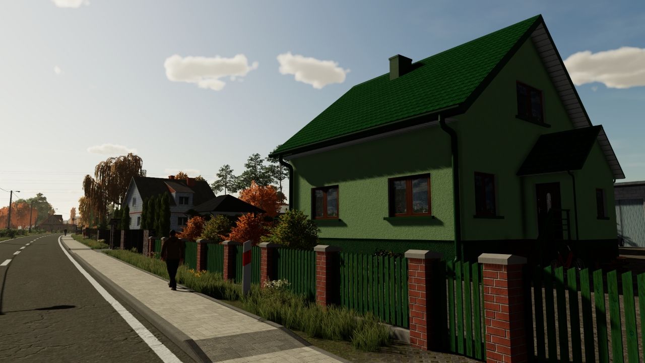 Häuser im polnischen Stil