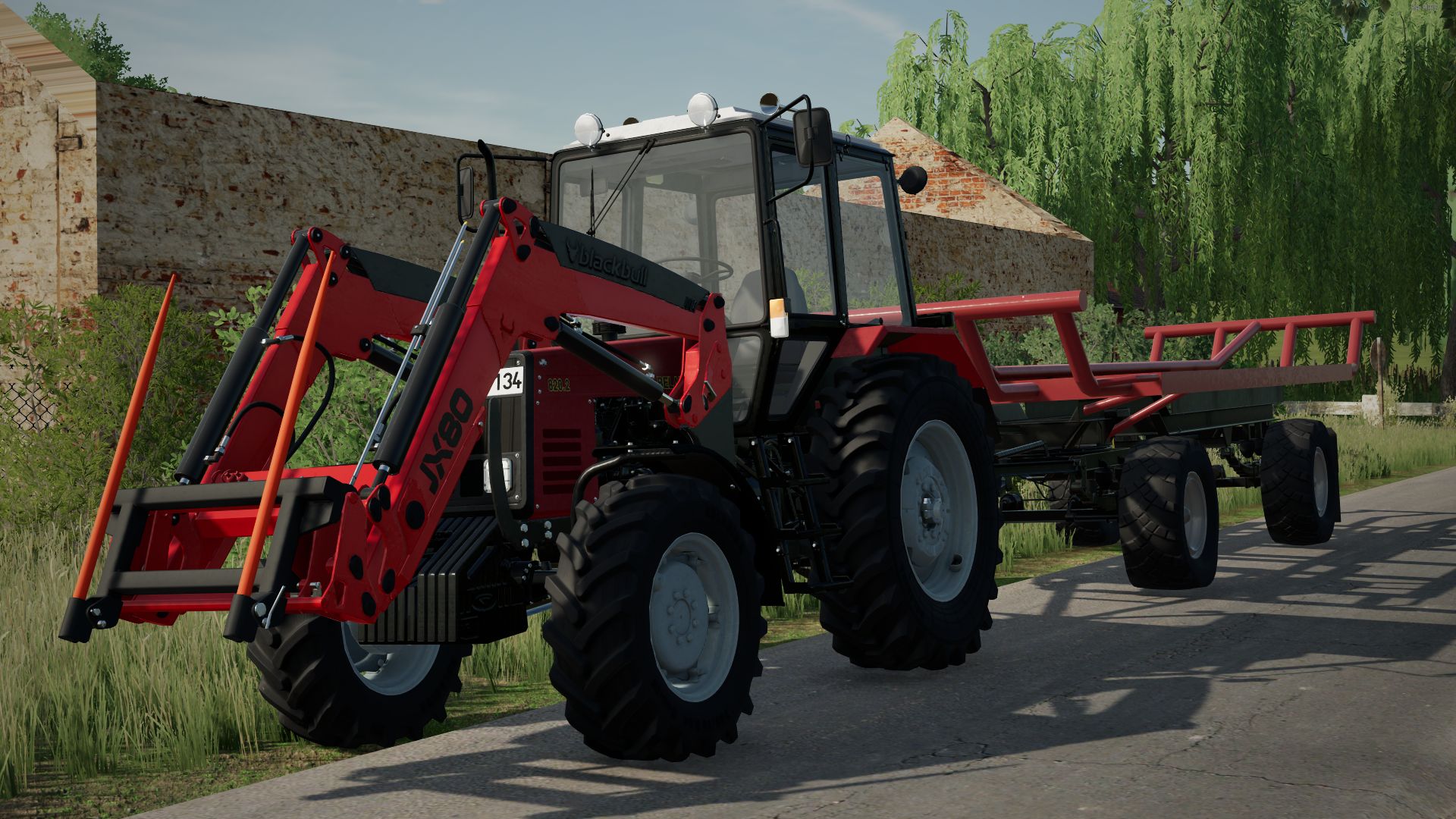 Reboque de fardos HW80 HUN