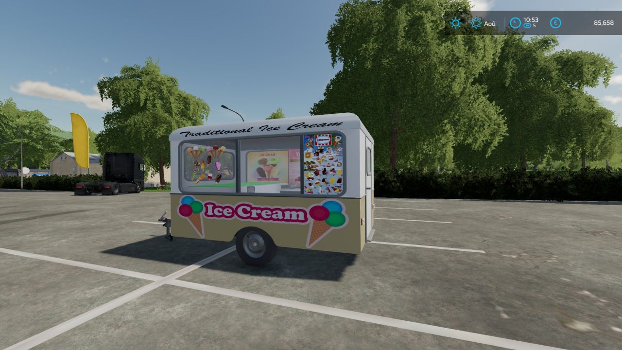 Ice cream stand