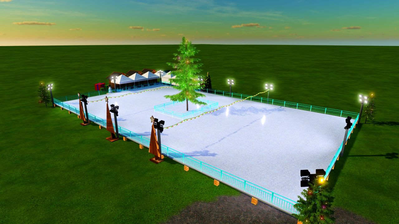 Ringue de patinação no gelo