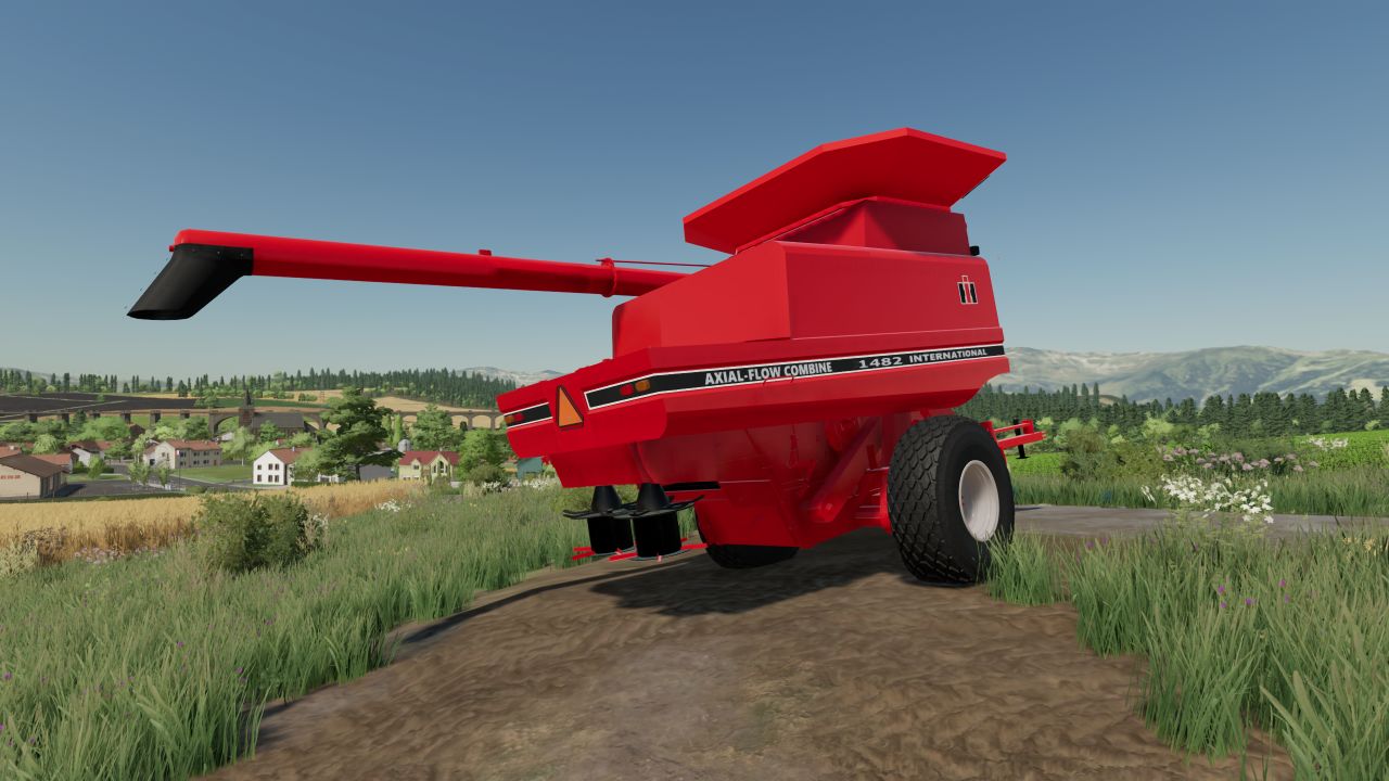 IH 1482 gezogener Harvester