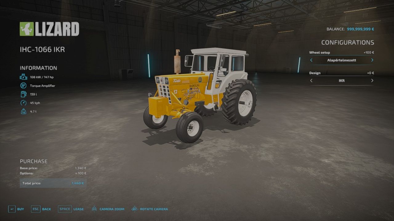 IHC 1066 IKR