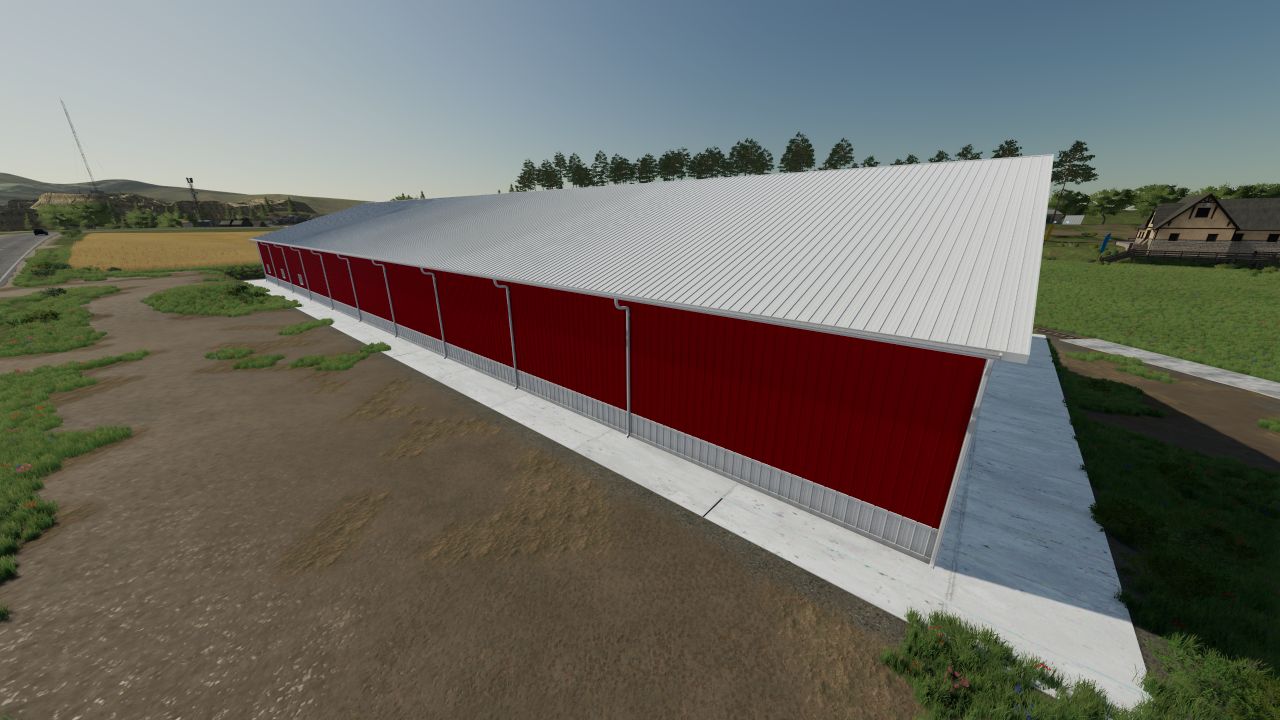 Insulated shop + storage building 110x300