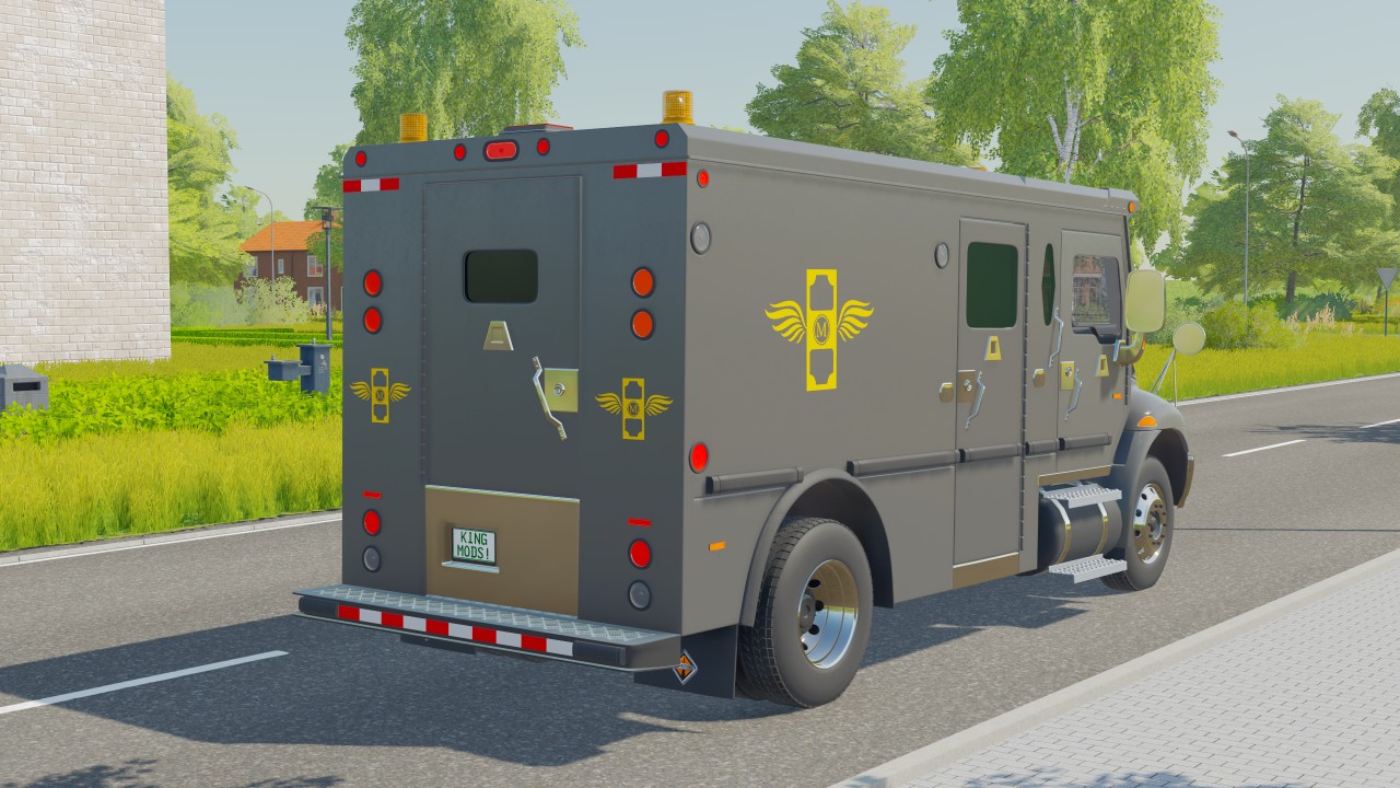 International Durastar Armoured Truck & Money Bag