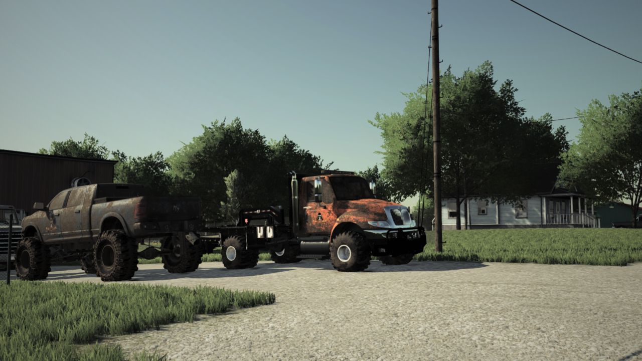 International DuraStar Flatbed Truck