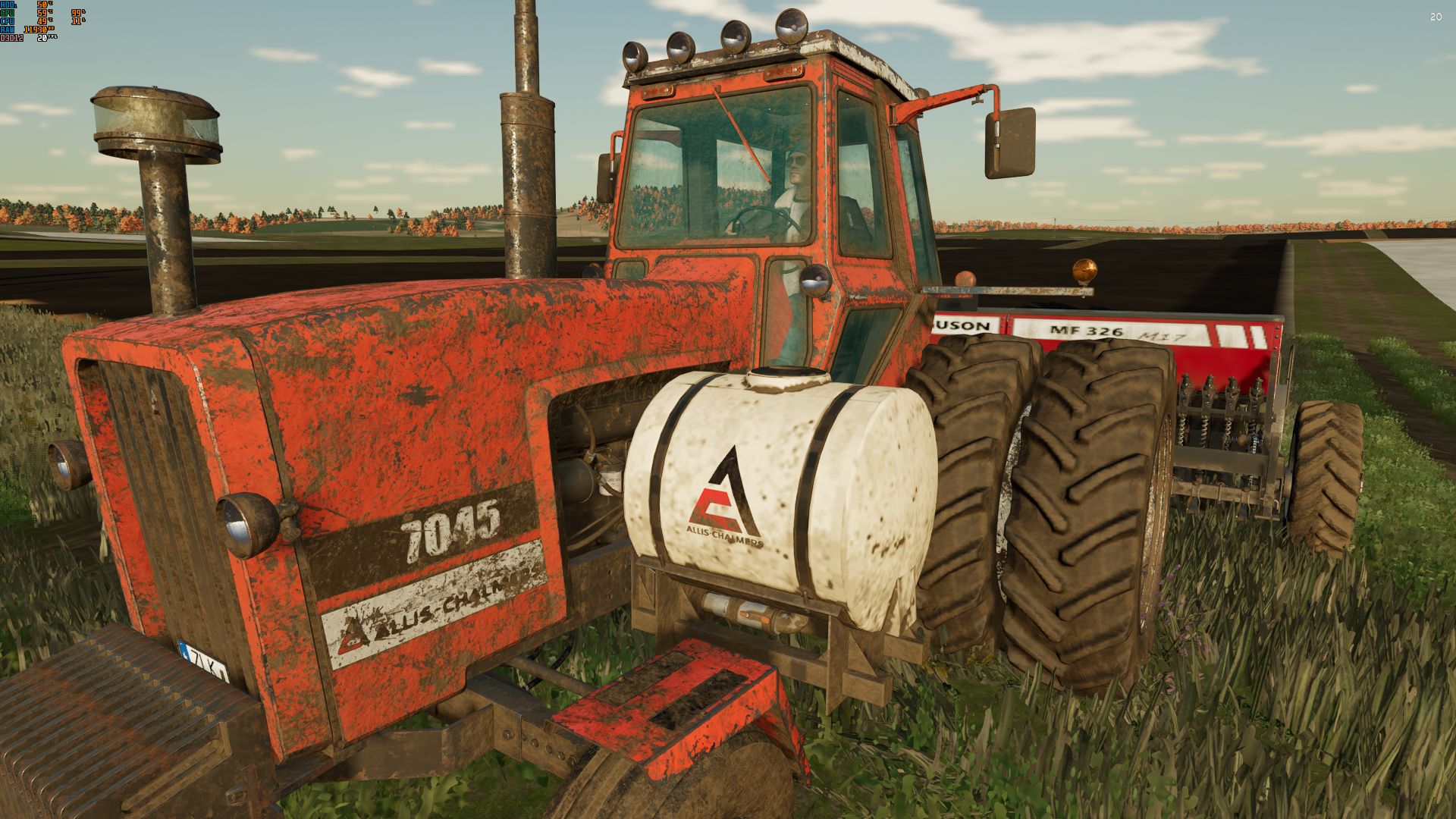 International Harvester saddle tank