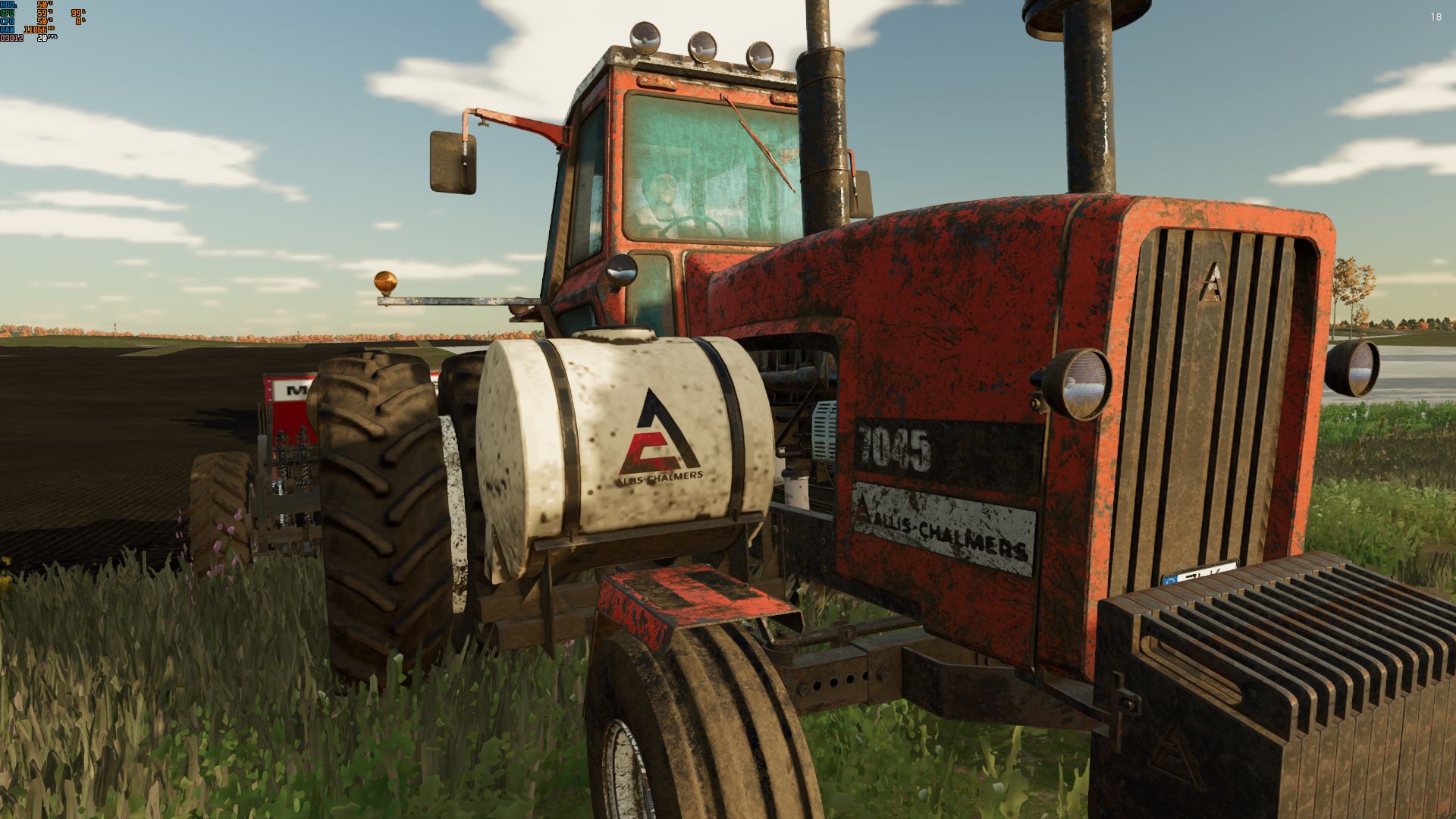 International Harvester saddle tank