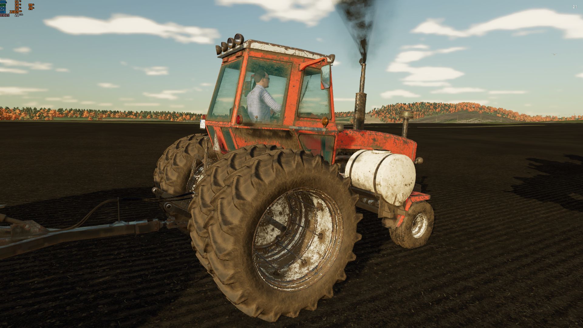 International Harvester saddle tank