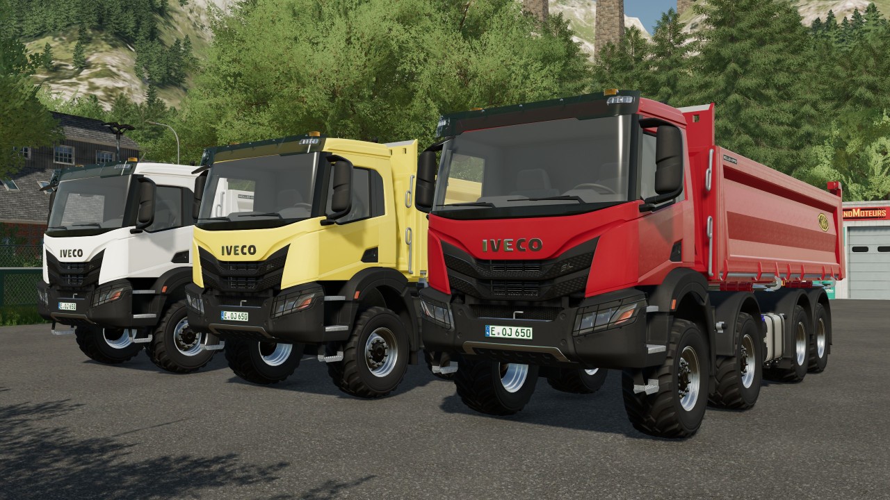 Iveco X-Way 8X8 Meiller Kipper