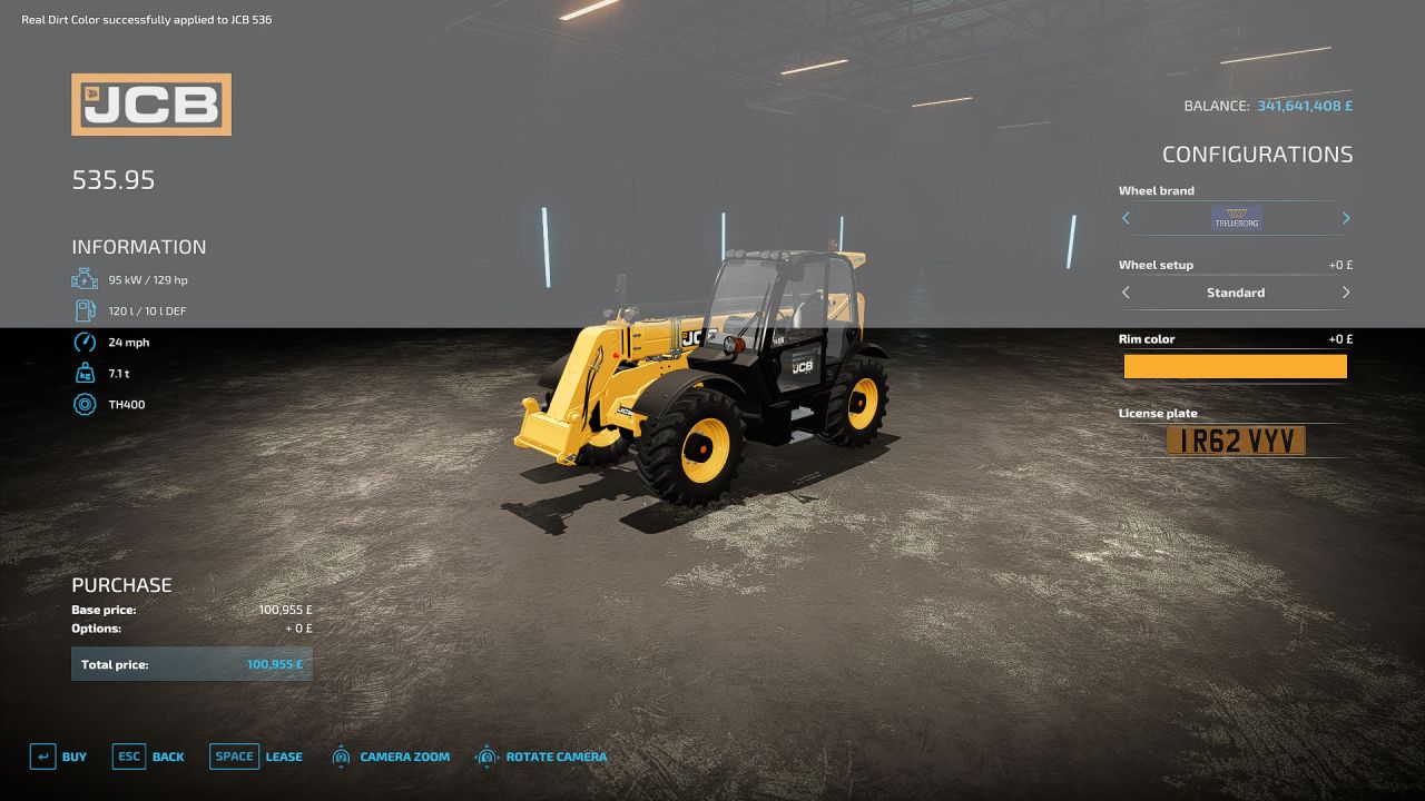 JCB 535.95 Agri Pro