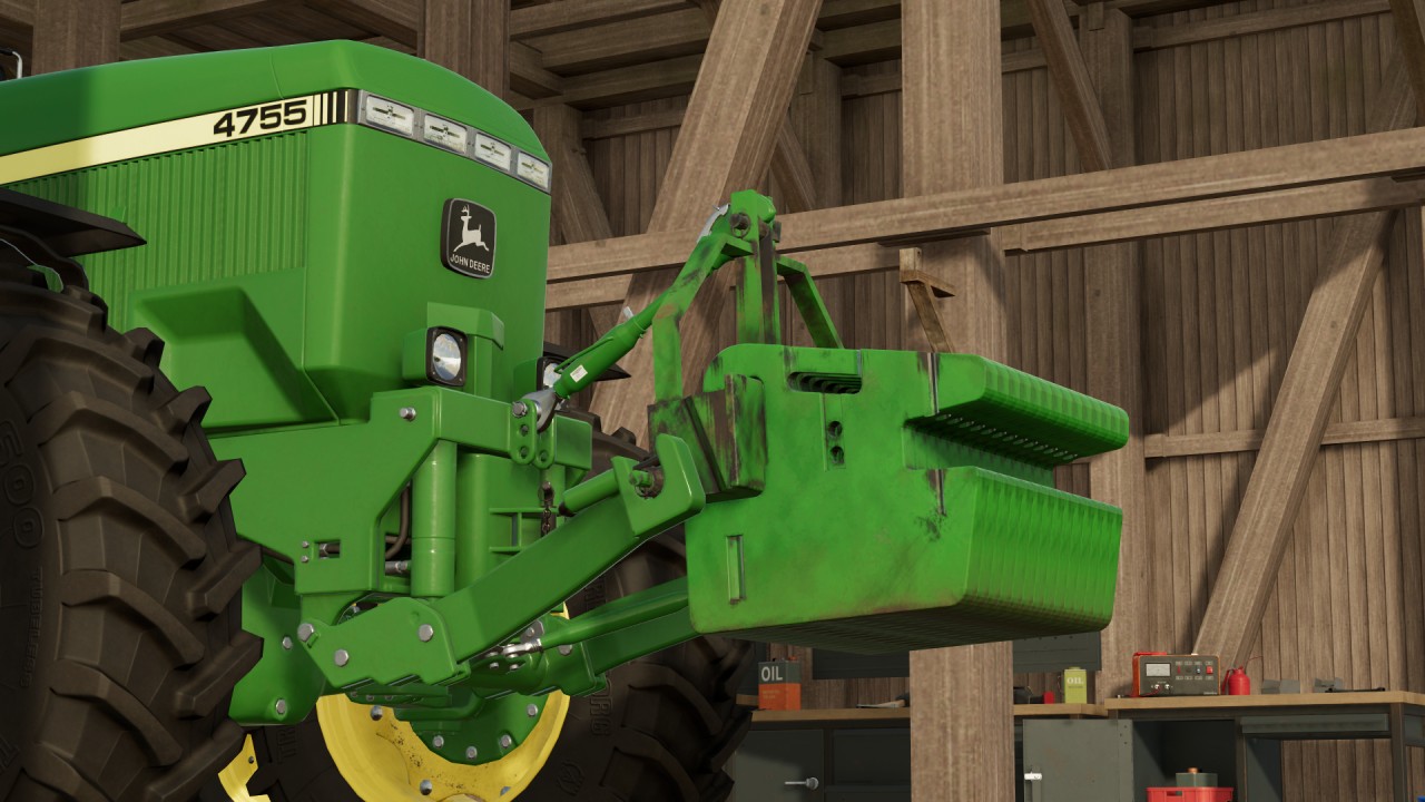 Массы канистра John Deere