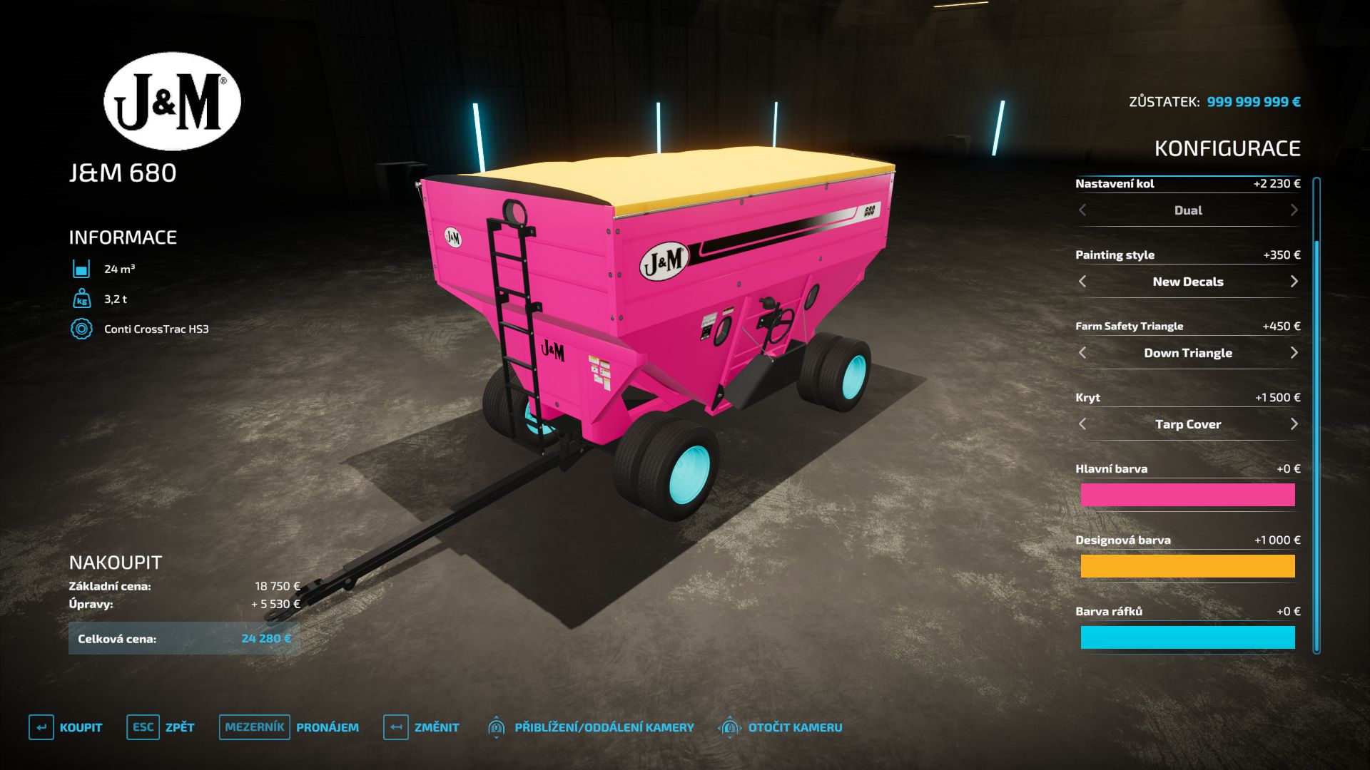 J&M 680 Gravity Wagon