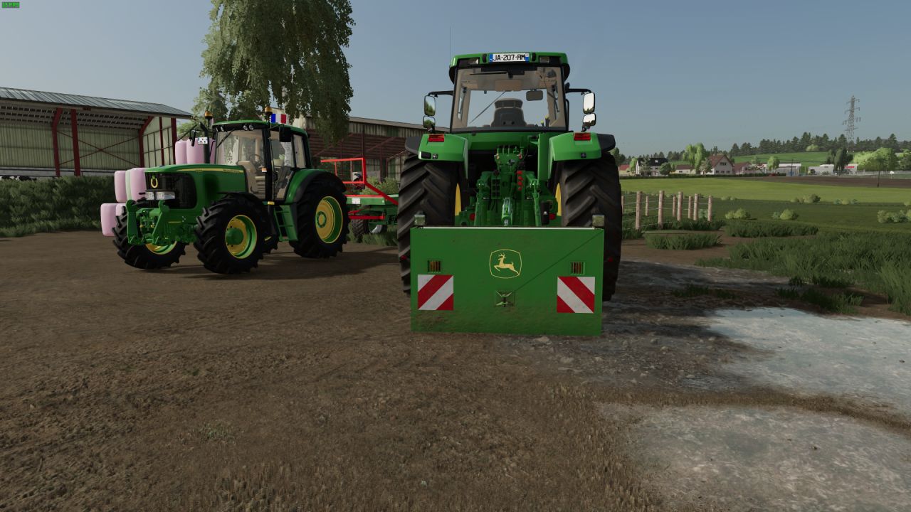 John Deere 2500 KG Gewicht